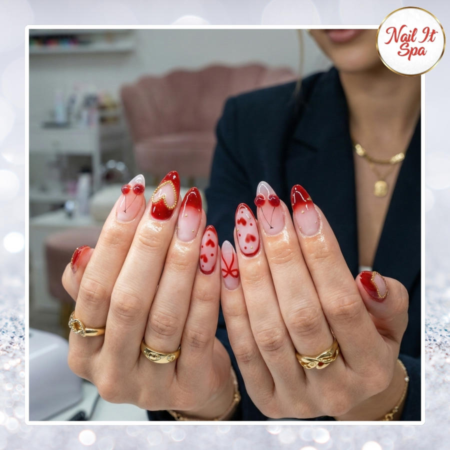 Valentine nail collection